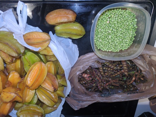 gandules and carambola