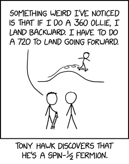 This discovery was key to his demonstration of regular/goofy symmetry violation, which won him gold in the theory portion of the X Games.