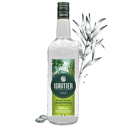 bottle of Isautier rum